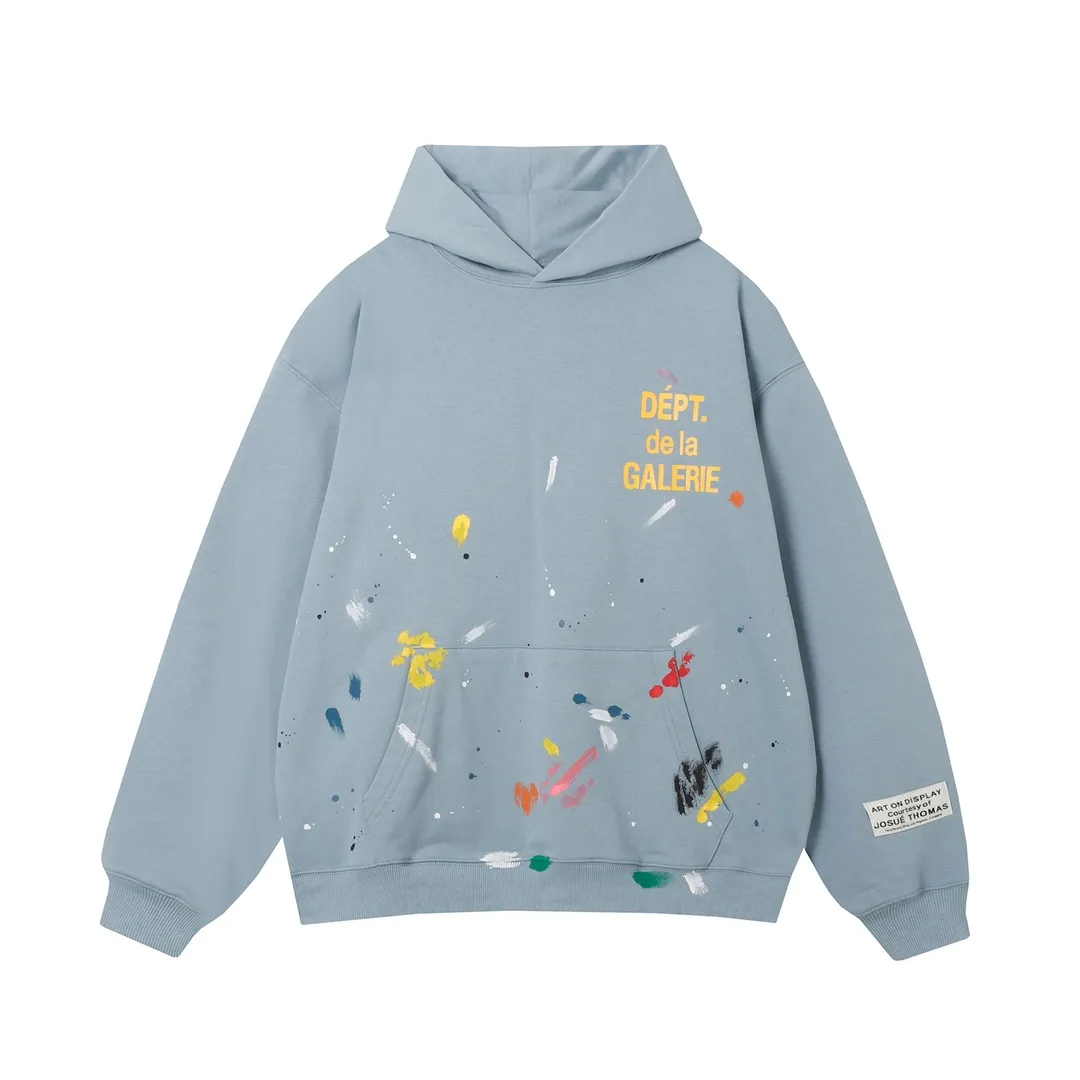 GALLERY DEPT. Autumn new hooded sweatshirt Style number: D3080P210 Color: blue Size: S M L XL